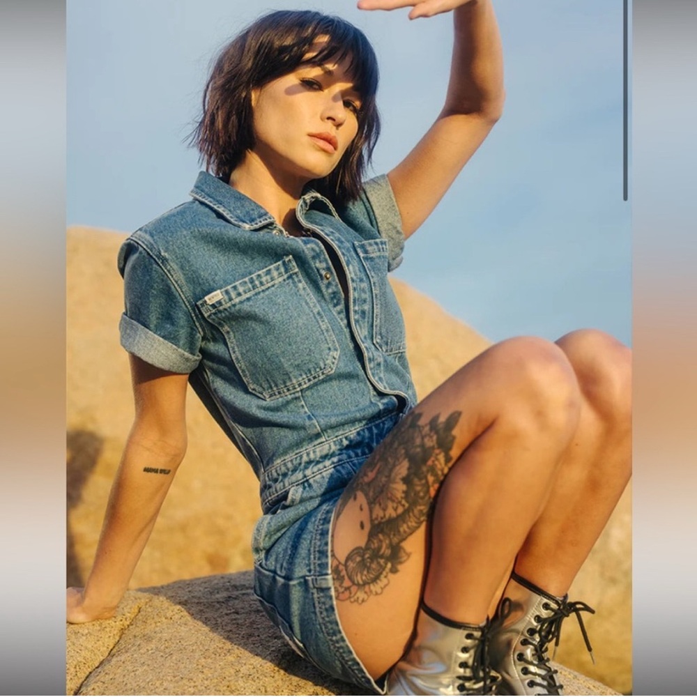 Atwyld Denim Station Romper